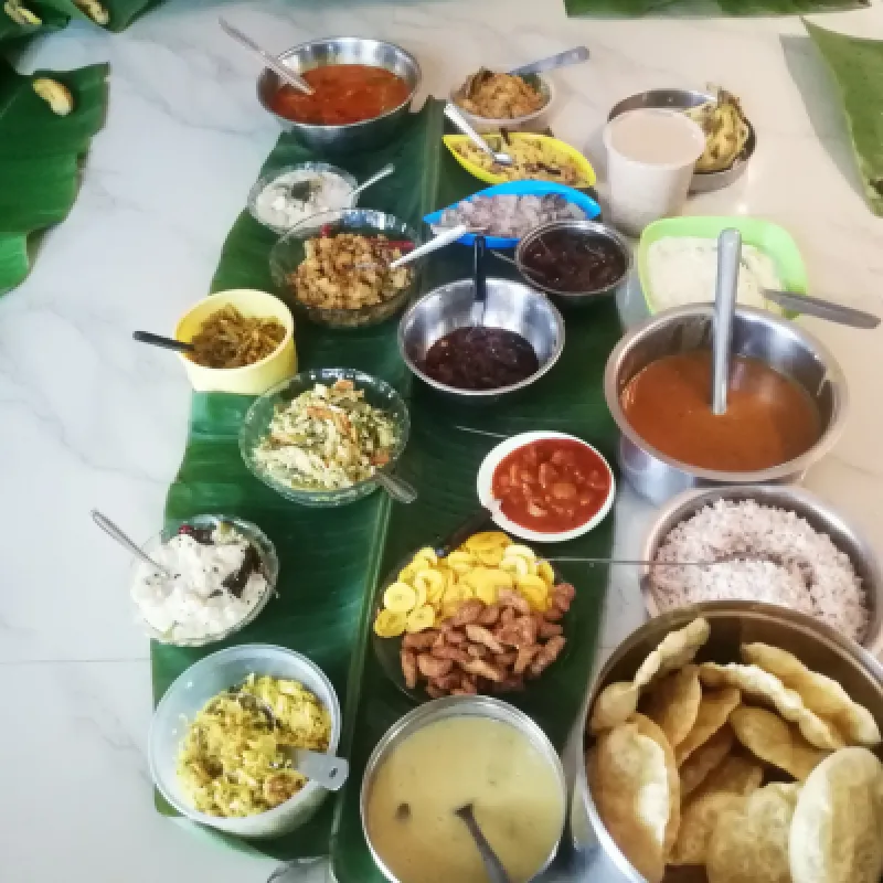 Authentic Kerala cuisine